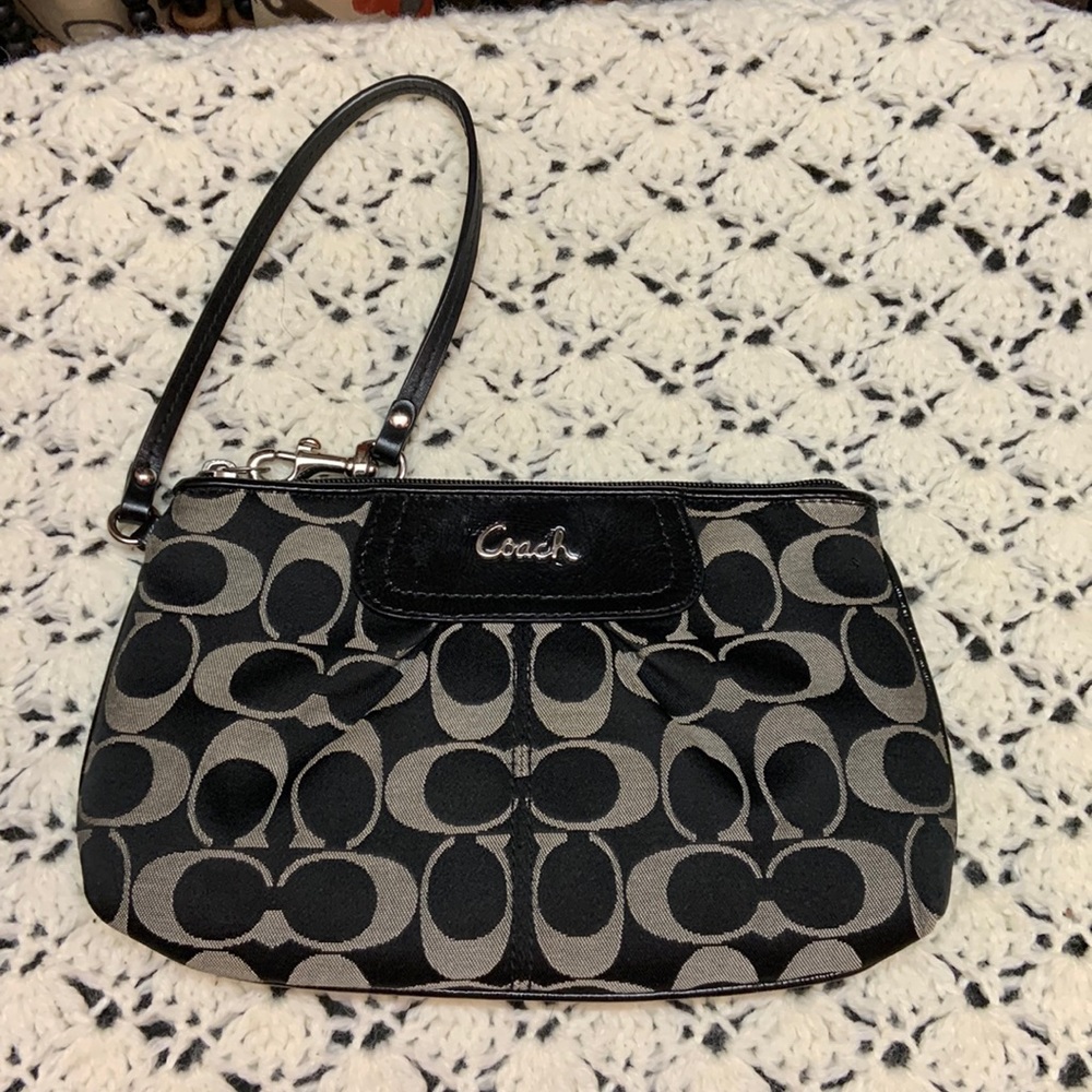 Coach mini bag and coin  bag used condition